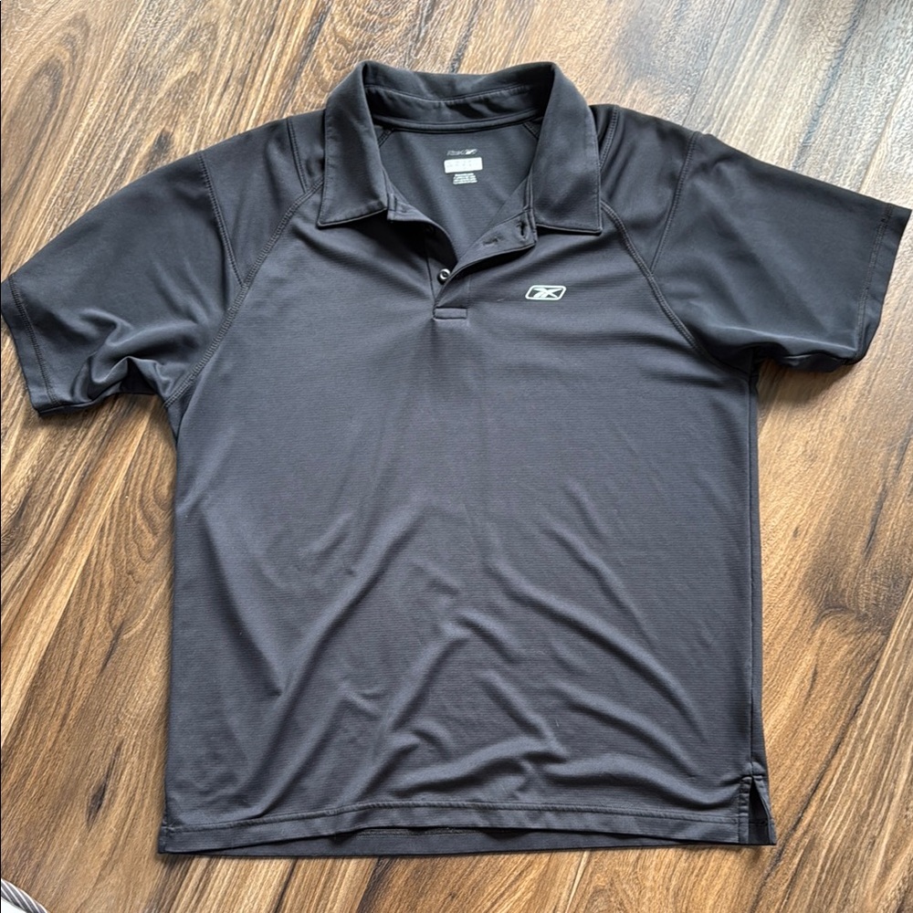 Reebok Black Performance Polo Shirt